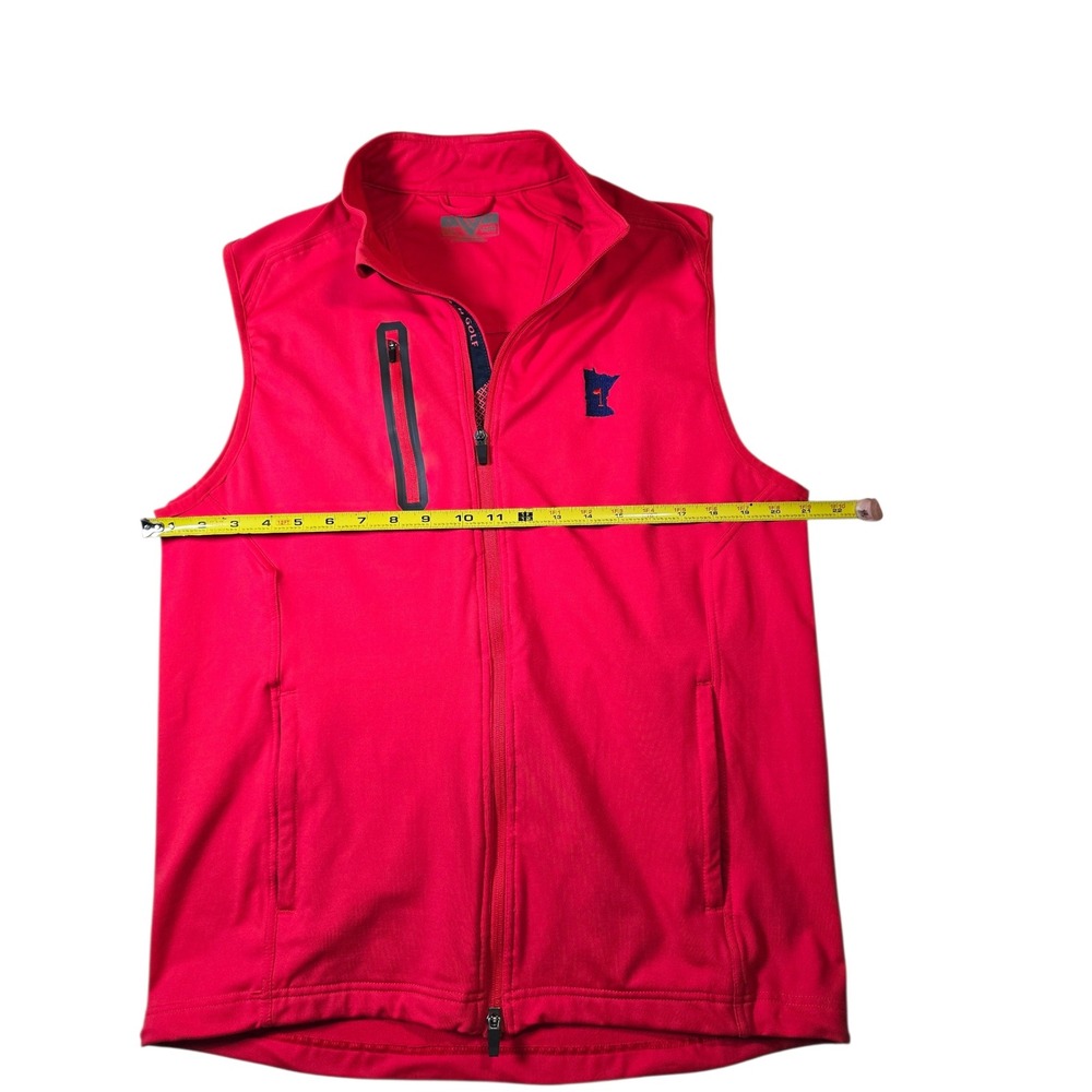 Levelwear The North Golf Red Vest Size M - Picture 3 of 5